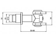 GOND REGLABLE AVEC DOUILLE A SOUDER M16