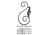 S-VOLUTE 230X120MM - 16X6MM GAUCHE