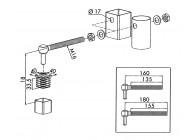 Pièces détachées Portillons 90° GBM16-40-160 EMB 2 PCS !!!