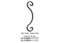 VOLUTE 240X50MM - 12X6MM