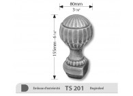 TS201~~SIERKOP VR HOOFDBALUSTER