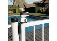 P00007884-9005 - Serrure pour portillon de piscine pour profils 40mm-noir