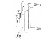 P00008665-SILV - Ferme-portail hydrolique (incl. puma) pour portails jusquà 75kg-argent