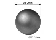 SPM89~~HOLLE STALEN BOL 88,9MM.