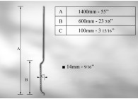 G112L~~BUIKSPIJL  # 14MM - LENGTE 1400MM