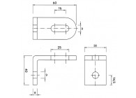 PLAQUE DE FIXATION EN ACIER