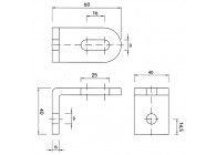 PLAQUE DE FIXATION EN ACIER