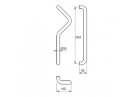 Barre de tirage Hext D30 I650 H85 B165