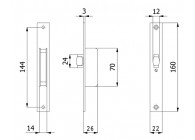 345-F22~~INBOUWSLOT MET ROLTOP