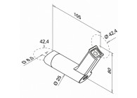 139330-042~~HANDRAILINGSTEUN MOD.9330 - o42.4mm