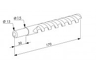 DRILL HSS 15~~P00003210 - Boor diameter 15 met schacht diameter 13