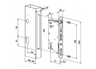 EIGHTYLOCK-M~~P00007972 - Insteekslot met 60mm doornmaat voor prof. vanaf 80mm