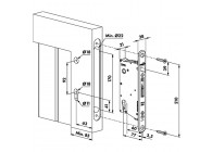 EIGHTYLOCK-W~~P00007973 - Insteekslot met 60mm doornmaat voor hout vanaf 80mm