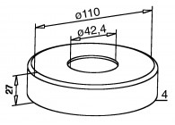 Cache embases pour modéle 913 et article Nr.3502,