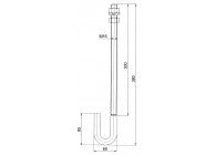 CGI-348~~INOX DRAADSTANG VAN ART 350 INOX-M16