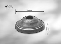 CSR34~~DEKPLAAT o 33,7 MM.