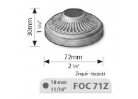 CACHE-SCELLEMENT EN FONTE GRISE