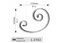 VOLUTE 165X210 - 14X6MM.