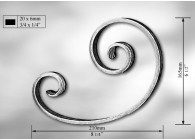 VOLUTE 165X210 - 20X6MM.