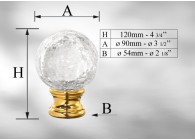 GLOBE EN CRISTAL DE PLOMB