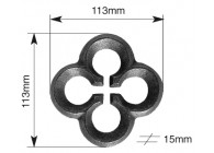 033~~SIERELEMENT 113X113MM