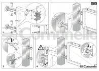 155-M22~~SCHARNIER MET VERZINKTE MOER M22