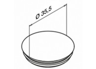 Embout,EG Smart  Prime,latéral,ABS,RAL9006