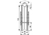 GALET AC.Z. 2 ROULEMENTS