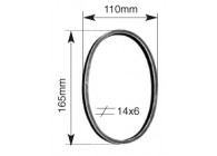 OV112~~OVALE RING 110MM 14X6MM.