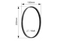 OV134~~OVALE RING 130MM 16X8MM.