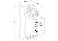 SWITCHSTONE-STD-X-230~~P00009532 - 2-kanaals relaismodule met no-nc contact