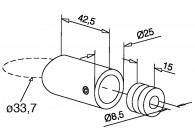 Adaptateurs Universal fitting, pour tube Ø 33,7 mm