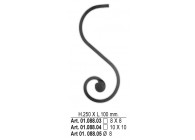 01.088.05~~S-KRUL 250X100MM - ROND 8MM