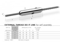 78226~~BUITENDRAAD DO IT LINE - 6MM