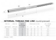 78356~~BINNENDRAAD FINELINE - 6MM -R