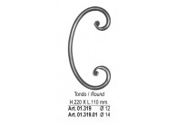 01.319~~C-KRUL 220X110 - o 12 MM