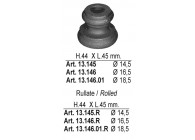 Borchie stam.te H.44x45mm f.t. 14,5 mm