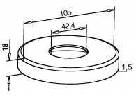 Cache embases pour modéle 914 et article Nr. 940,