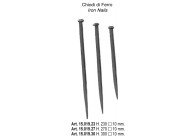 ECROU A TETE FORGEE EN POINTE DE DIAMANT 270 # 10MM