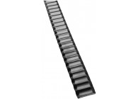 12.273.01~~GEHAMERDE HANDGREEP 40X8MM - 6 METER