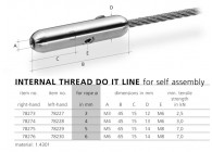 78228~~BINNENDRAAD LINKS DO IT LINE-KAB. 4MM