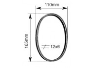 OV111~~OVALE RING 110MM 12X6MM.