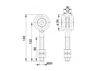 2C-G~~ROL MET 2 WIELEN GESTAMPT EN GELAGERD 54MM