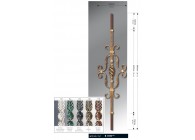 BALUSTRE PRESTIGE VIEUX BRONZE