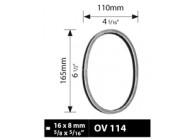 OV114~~OVALE RING 110MM 16X8MM.