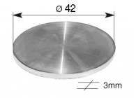 DISQUE INOX 42X3 GRAIN 320