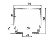 90214-6M~~ROLL.CENT. VERZINKT ROLPOORTRAIL-6M