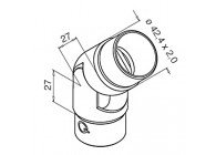 140312-242-10~~Q-LINE VERBINDERS - FLEXIBEL MOD.0312 H.27