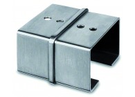 146794-640-12~~BUISVERBINDER VOOR VIERKANT GLAS U-PROFIELBUIS