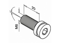 Accessoires Boulons réglables ,             QS- 46